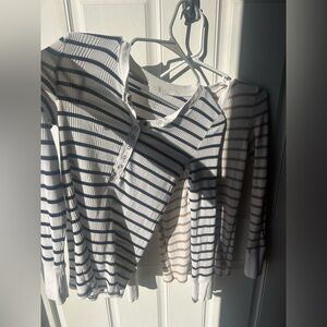 *TWO* Aerie Henley Long Sleeve Tops